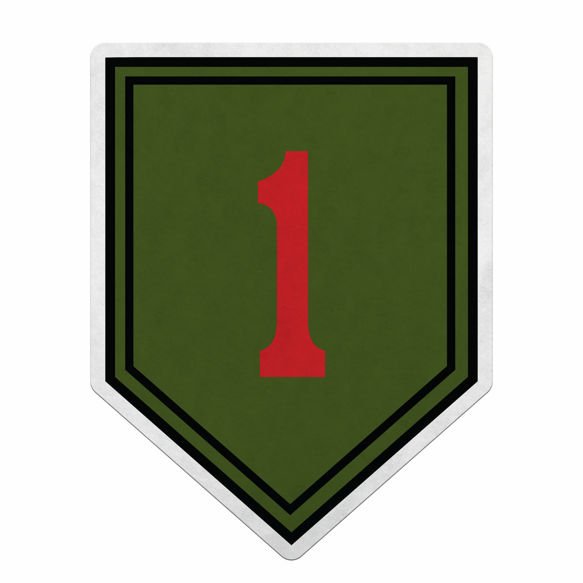 7.62 Design Home 1st Infantry Gagliardetto 18" feltro