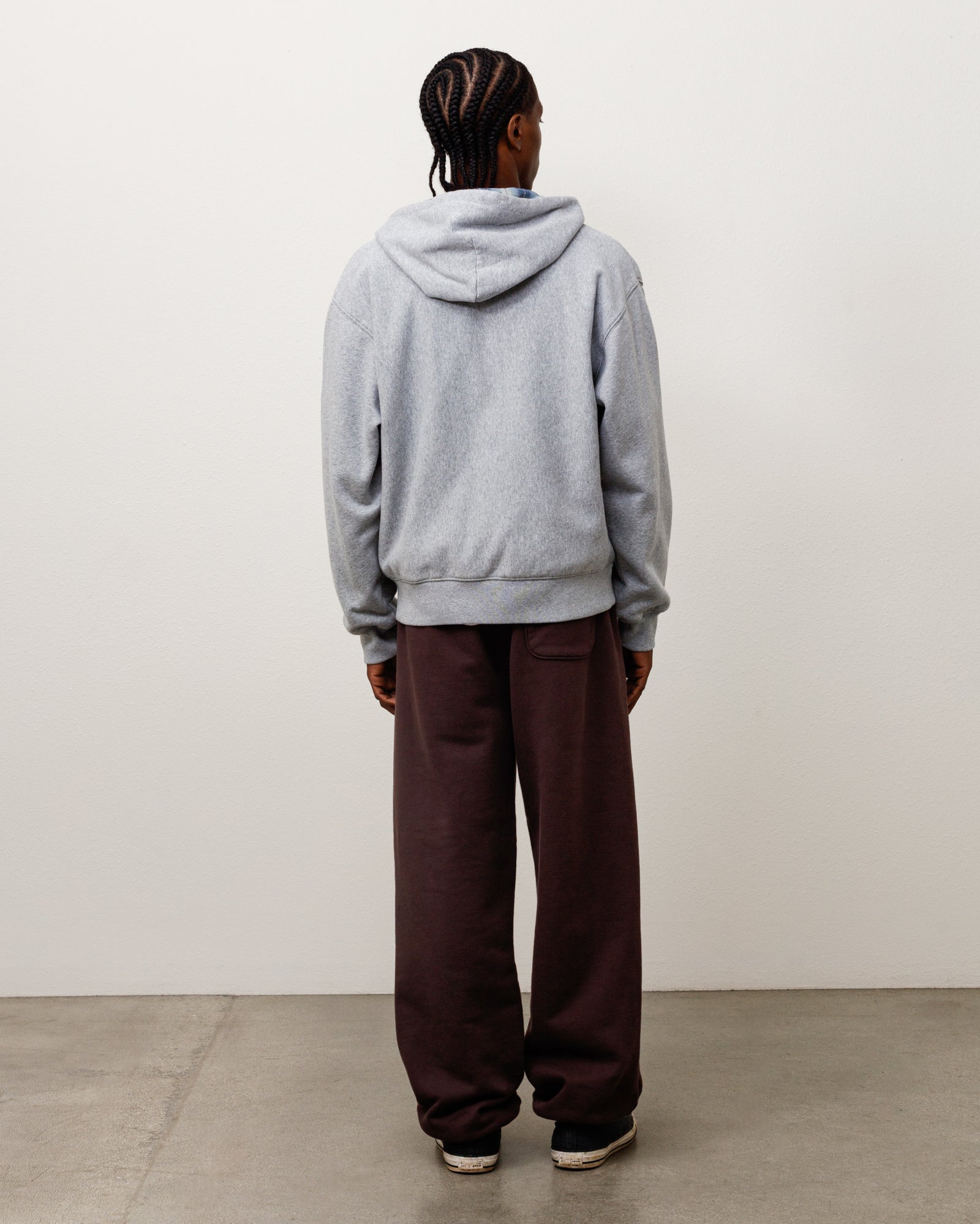 Stussy Pants Fleece Pant pantalone Brown 100% cotone 530 gsm