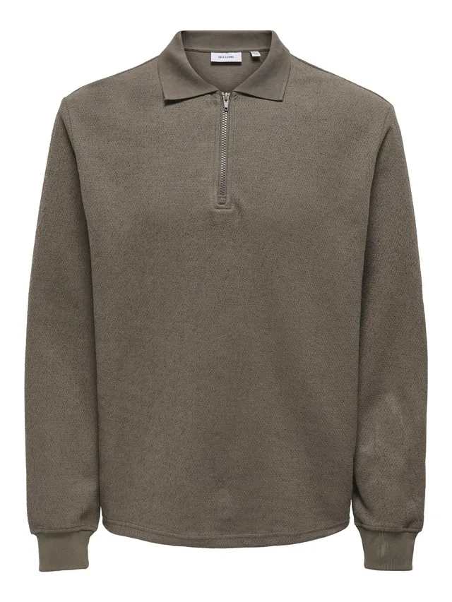 Only & Sons Onstrevor Reg LS Polo Uomo XXL manica lunga
