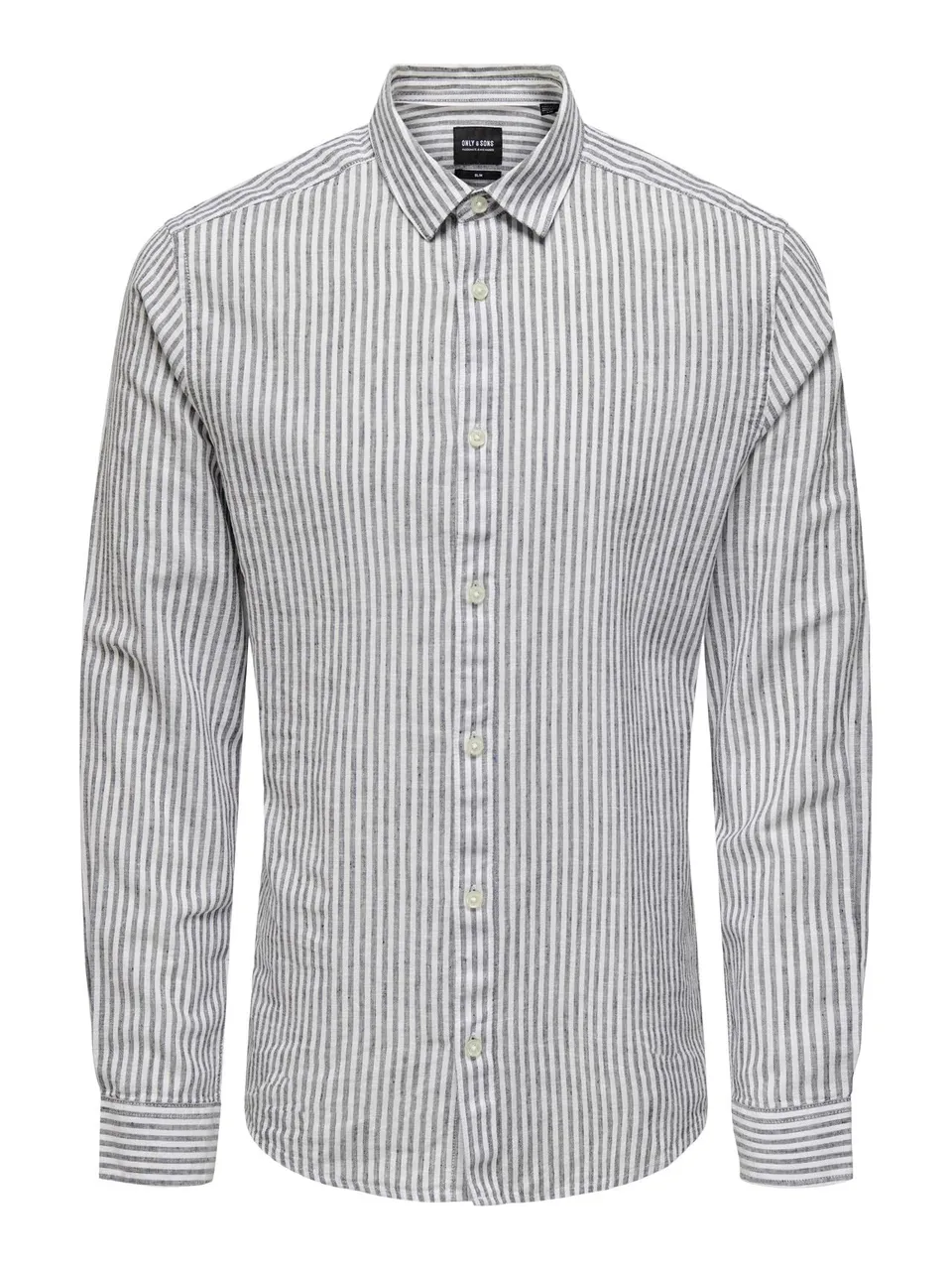 ONLY & SONS Camicia Onscaiden Stripe Linen Uomo Lino Righe