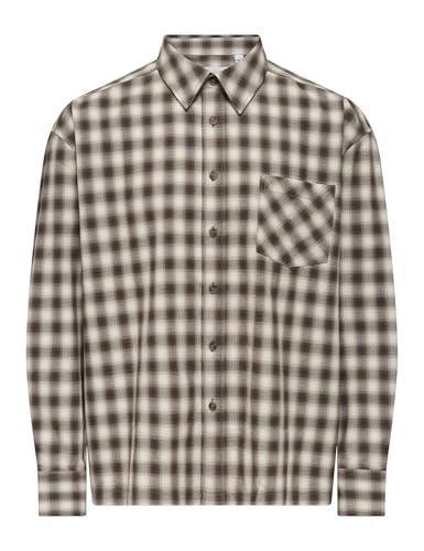 ONLY & SONS Onselliot Camicia Grey Pinstripe S