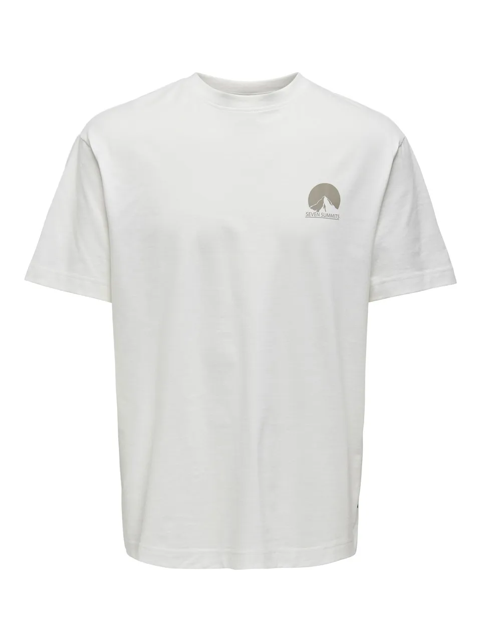 ONLY & SONS Onsthomas RLX Logo T-shirt Uomo XS Cloud Dancer