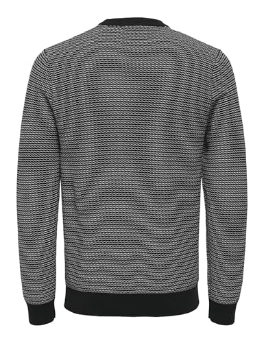 Only & Sons Onsmiguel Structure Maglione Uomo M Nero