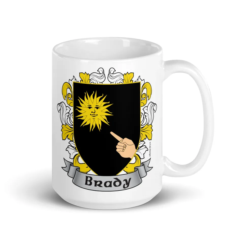 7.62 Design Brady tazza ceramica 15oz stemma irlandese