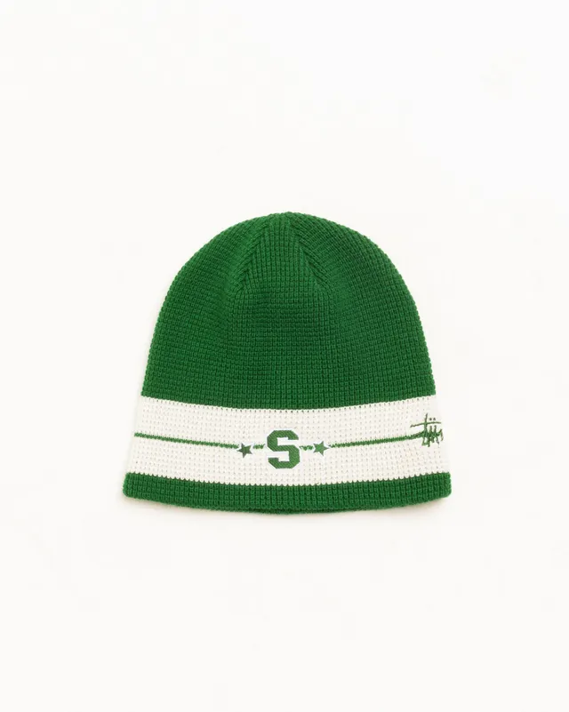 Stussy Varsity Star Skullcap berretto willow 100% acrilico