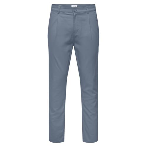 Only & Sons Bologna Pantaloni Blu Grigio 31W/32L Uomo