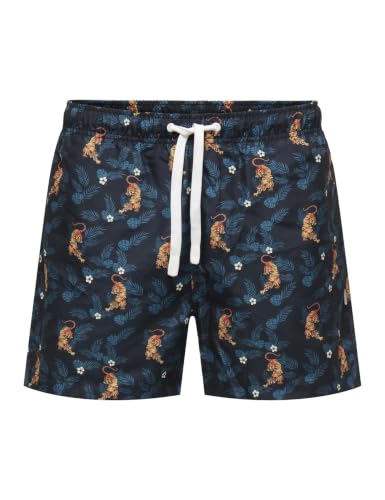 Only & Sons Onsbasile Life Swim Short pantaloncini mare nero L