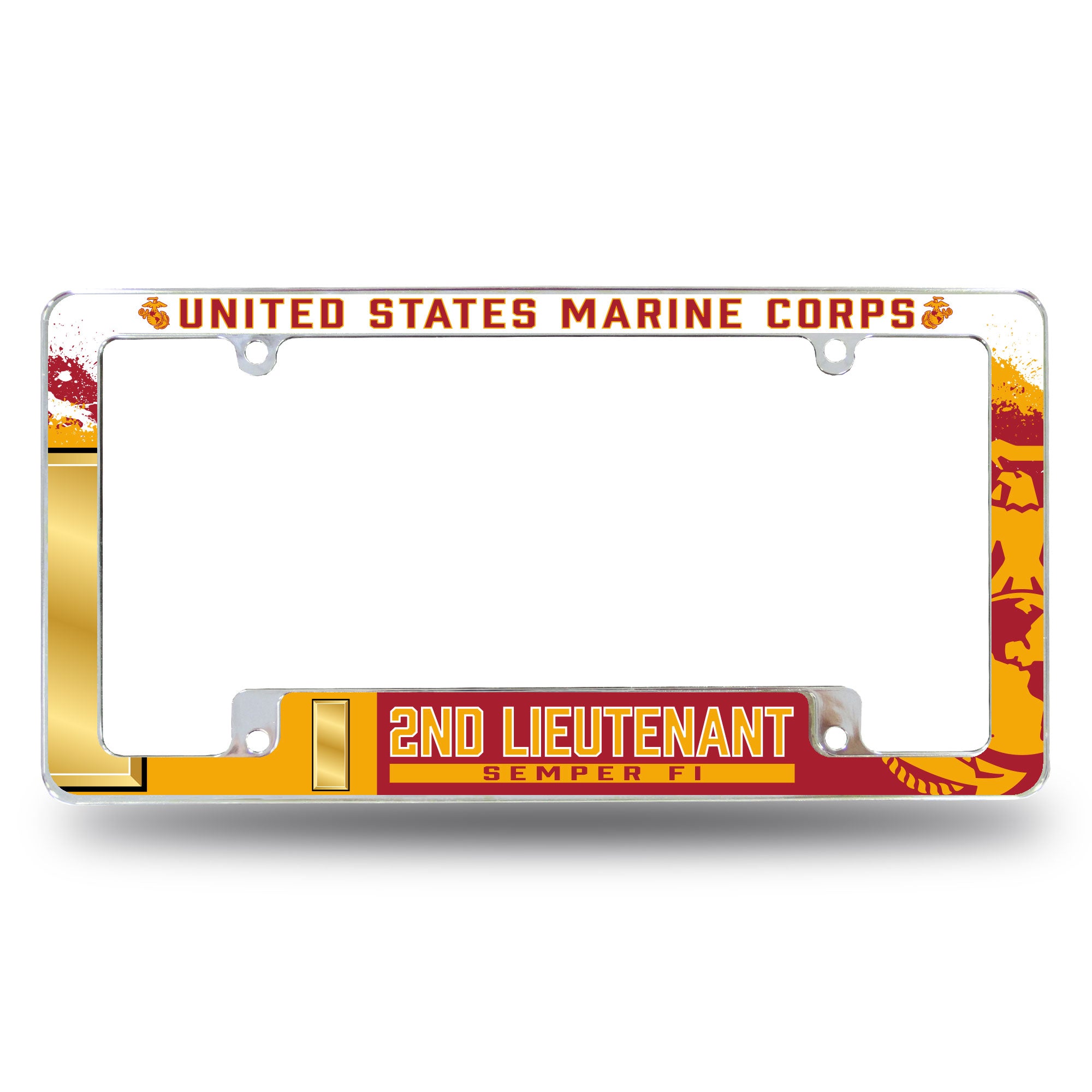 7.62 Design O-1 cornice targa cromata 15x31cm USMC
