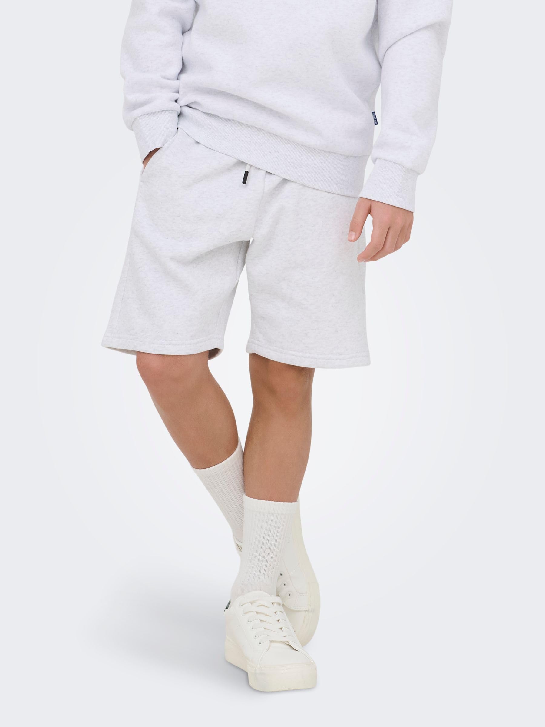 Only Kids Osjceres Shorts Swt Pantaloncini 128 grigi