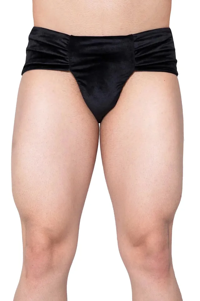 TRASHY CLOTHING Inspection 2.0 Speedo costume nero velluto