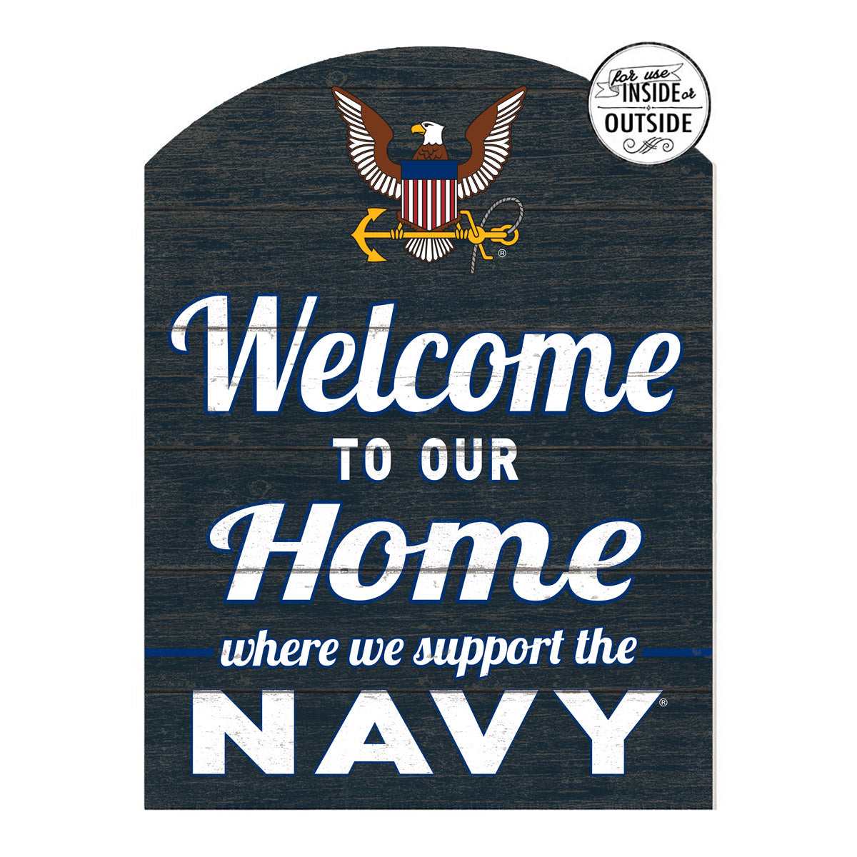 7.62 Design U.S. Navy Welcome targa PVC 40x56 cm esterno