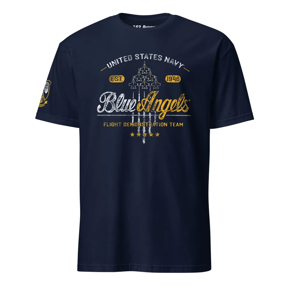 7.62 Design Blue Angels Maglietta navy cotone