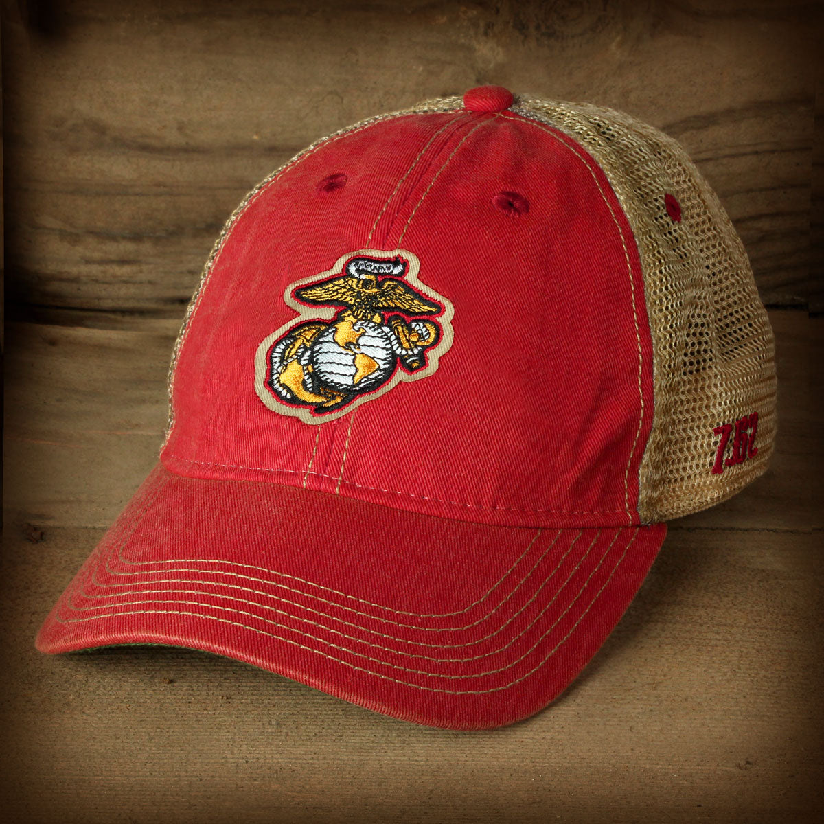 7.62 Design USMC Trucker cappellino rosso mesh