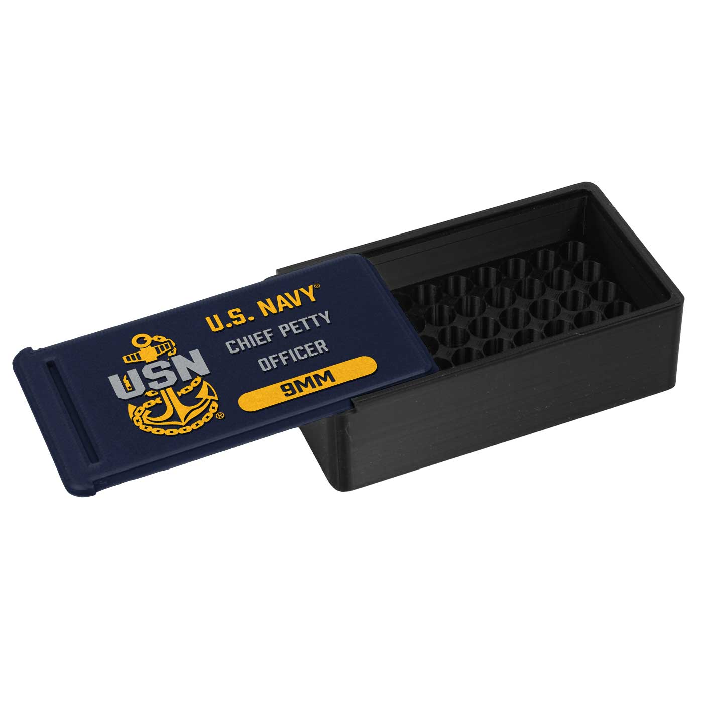 7.62 Design 3D Printed Ammo Boxes Navy CPO box 22LR 50