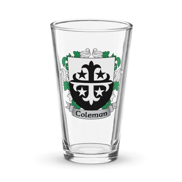 7.62 Design Coleman Bicchiere Pinta 16oz Stemma Irlandese