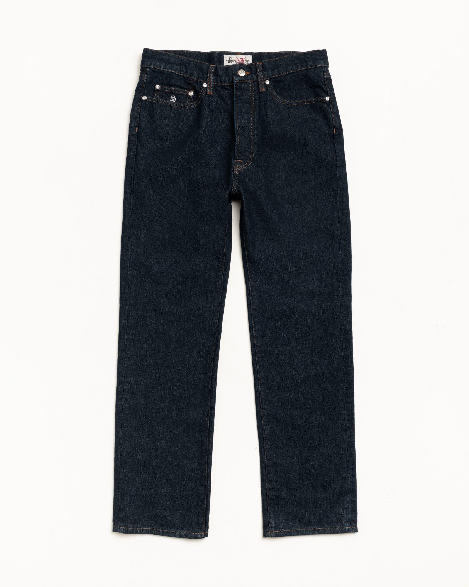 Stussy Slim Jean denim indaco slavato 492 gsm
