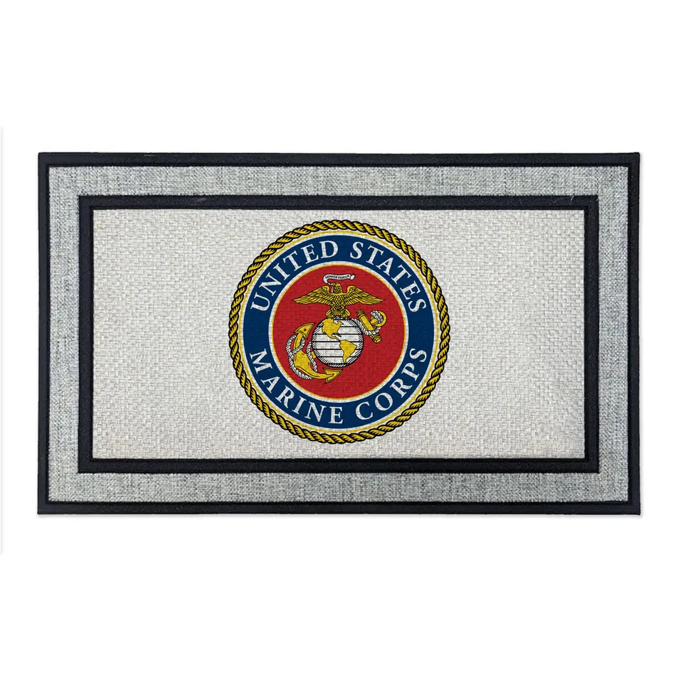 7.62 Design USMC zerbino 45x76 cm grigio gomma antiscivolo