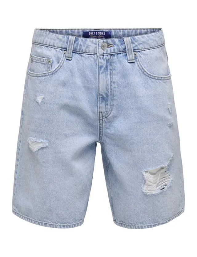 Only & Sons Onsedge Loose Shorts Uomo M Blu Scuro